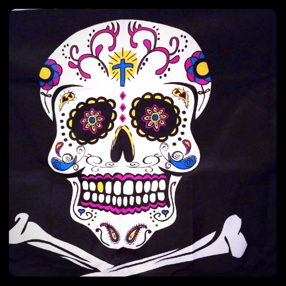 Sugar Skull Flag